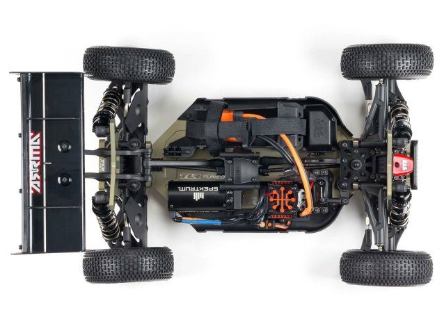 red and blue 1/8 TLR TUNED TYPHON 6S 4X4 BLX Buggy RTR - Cars - view 9