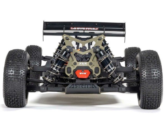 red and blue 1/8 TLR TUNED TYPHON 6S 4X4 BLX Buggy RTR - Cars - view 12