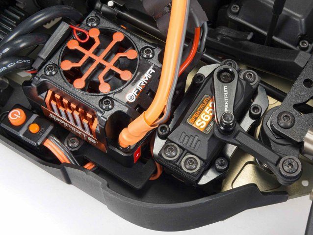 red and blue 1/8 TLR TUNED TYPHON 6S 4X4 BLX Buggy RTR - Cars - view 18