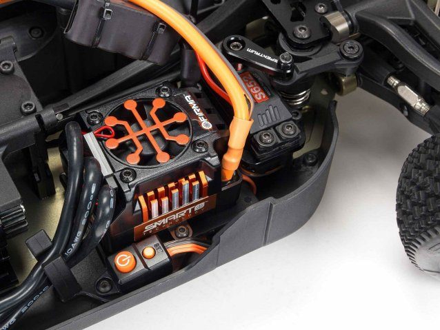 red and blue 1/8 TLR TUNED TYPHON 6S 4X4 BLX Buggy RTR - Cars - view 19