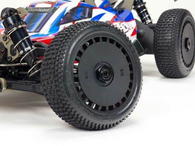 red and blue 1/8 TLR TUNED TYPHON 6S 4X4 BLX Buggy RTR - Cars - view 23