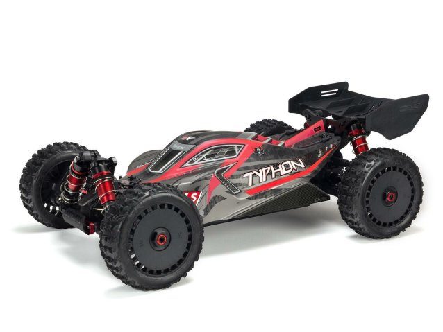 red and grey 1/8 TYPHON 6S 4X4 BLX Buggy RTR - Cars