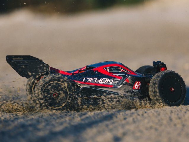 red and grey 1/8 TYPHON 6S 4X4 BLX Buggy RTR - Cars - view 6