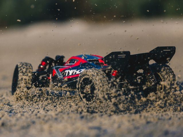 red and grey 1/8 TYPHON 6S 4X4 BLX Buggy RTR - Cars - view 7