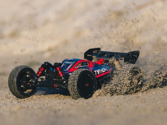 red and grey 1/8 TYPHON 6S 4X4 BLX Buggy RTR - Cars - view 8