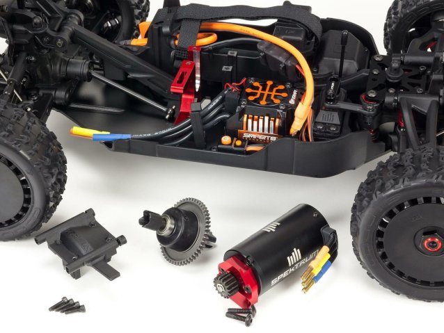 red and grey 1/8 TYPHON 6S 4X4 BLX Buggy RTR - Cars - view 14