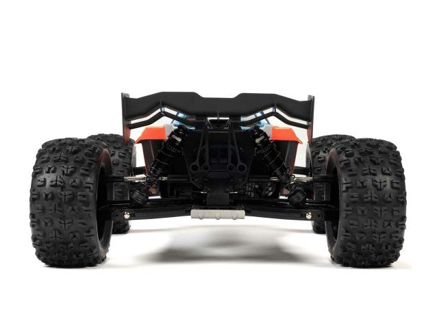orange and blue 1/8 KRATON 6S V6 4X4 BLX Speed Monster Truck RTR - Cars - view 5
