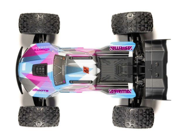 pink and blue 1/8 KRATON 6S V6 4X4 BLX Speed Monster Truck RTR - Cars - view 5