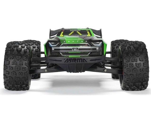 black and green 1/8 KRATON 6S V6 4X4 BLX Speed Monster Truck RTR - Cars - view 4