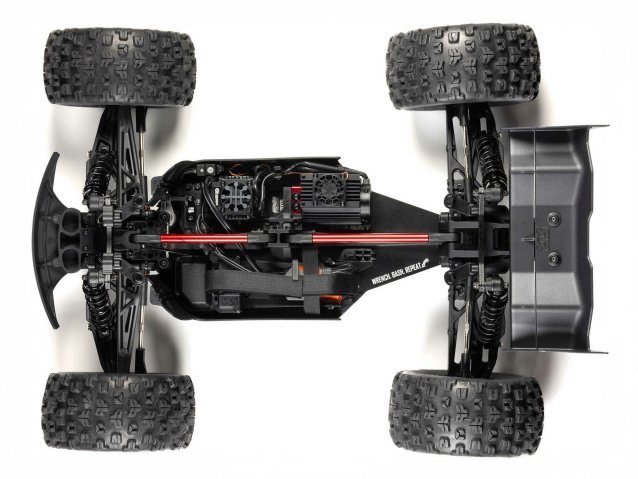 black and green 1/8 KRATON 6S V6 4X4 BLX Speed Monster Truck RTR - Cars - view 9