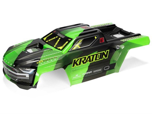 black and green 1/8 KRATON 6S V6 4X4 BLX Speed Monster Truck RTR - Cars - view 12