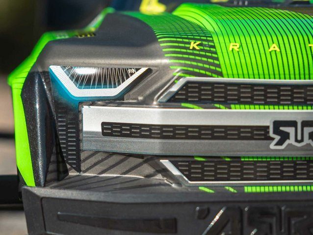 black and green 1/8 KRATON 6S V6 4X4 BLX Speed Monster Truck RTR - Cars - view 13
