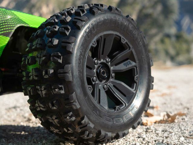 black and green 1/8 KRATON 6S V6 4X4 BLX Speed Monster Truck RTR - Cars - view 14