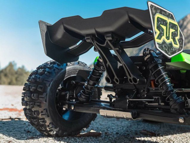 black and green 1/8 KRATON 6S V6 4X4 BLX Speed Monster Truck RTR - Cars - view 16
