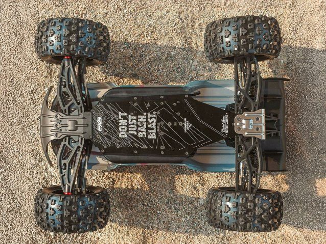 black and green 1/8 KRATON 6S V6 4X4 BLX Speed Monster Truck RTR - Cars - view 19