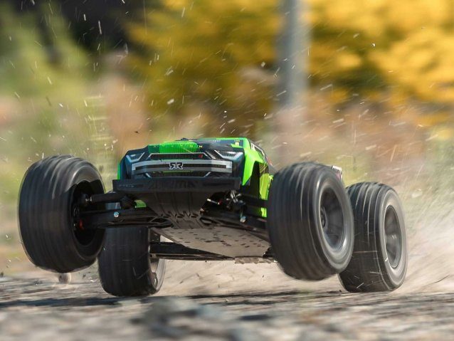 black and green 1/8 KRATON 6S V6 4X4 BLX Speed Monster Truck RTR - Cars - view 25