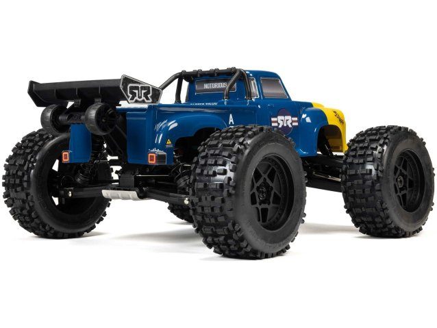 blue 1/8 NOTORIOUS 6S V6 4X4 BLX Stunt Truck RTR - Cars - view 2