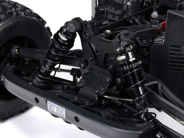 blue 1/8 NOTORIOUS 6S V6 4X4 BLX Stunt Truck RTR - Cars - view 15