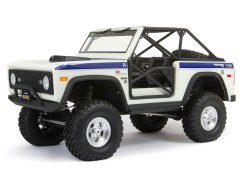 white 1/10 SCX10 III Early Ford Bronco 4WD Rock Crawler RTR