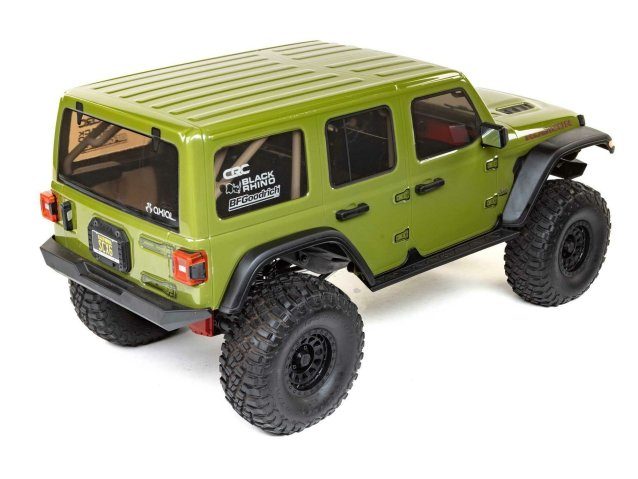 GREEN 1/6 SCX6 Jeep JLU Wrangler 4WD Rock Crawler RTR - Cars - view 6