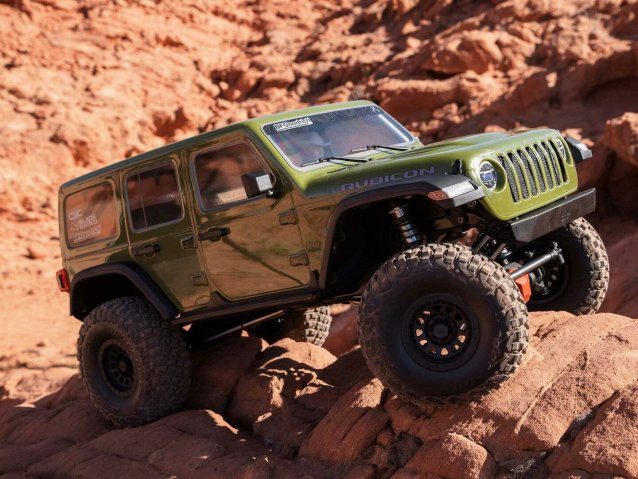 GREEN 1/6 SCX6 Jeep JLU Wrangler 4WD Rock Crawler RTR - Cars - view 22