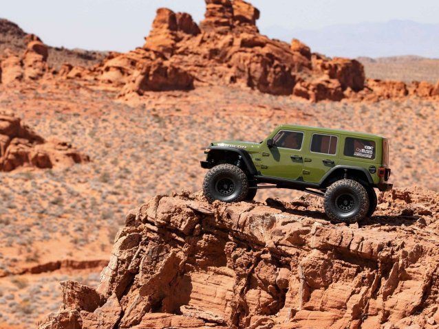 GREEN 1/6 SCX6 Jeep JLU Wrangler 4WD Rock Crawler RTR - Cars - view 23