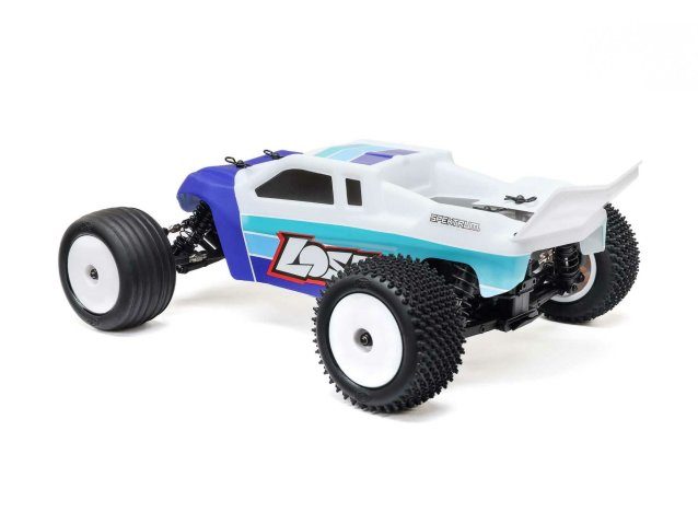 BLUE 1/18 Mini-T 2.0 V2 2WD Stadium Truck Brushless RTR - Cars - view 2