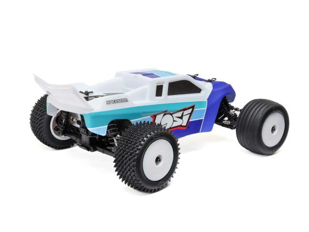 BLUE 1/18 Mini-T 2.0 V2 2WD Stadium Truck Brushless RTR - Cars - view 3
