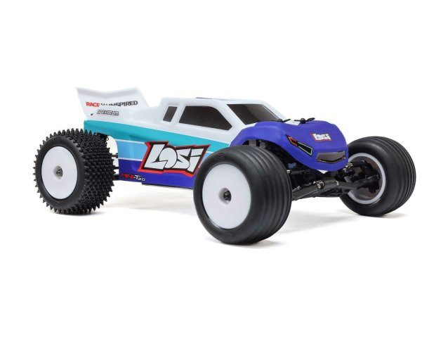 BLUE 1/18 Mini-T 2.0 V2 2WD Stadium Truck Brushless RTR - Cars - view 4