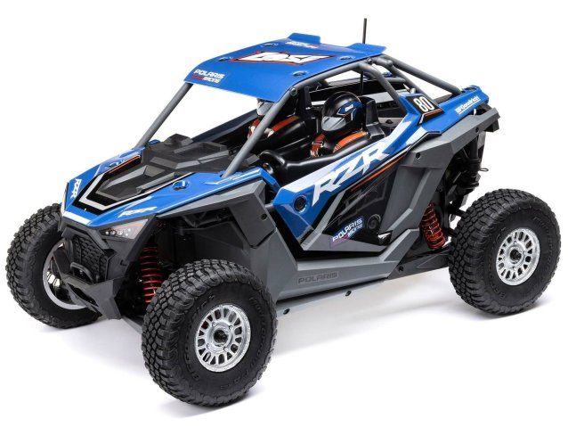 BLUE 1/10 RZR POLARIS Rey 4WD Utility Terrain Vehicle RTR - Cars