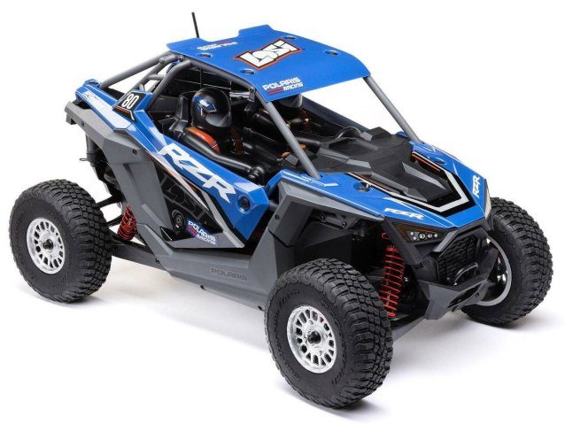 BLUE 1/10 RZR POLARIS Rey 4WD Utility Terrain Vehicle RTR - Cars - view 2