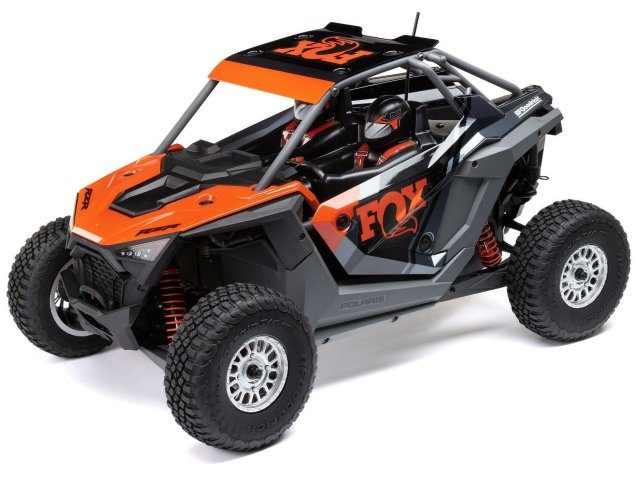 ORANGE AND BLACK 1/10 POLARIS RZR Rey 4WD Utility Terrain Vehicle RTR FOX - Cars