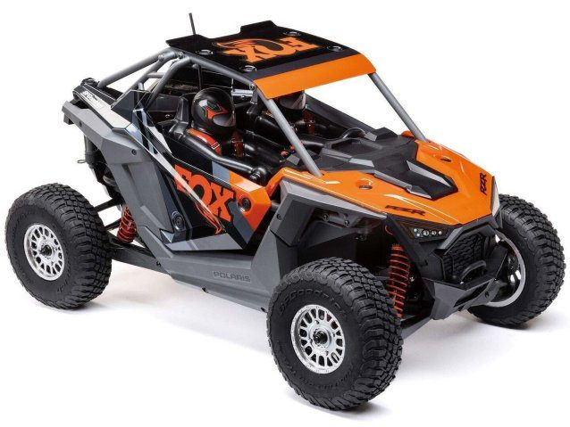 ORANGE AND BLACK 1/10 POLARIS RZR Rey 4WD Utility Terrain Vehicle RTR FOX - Cars - view 2