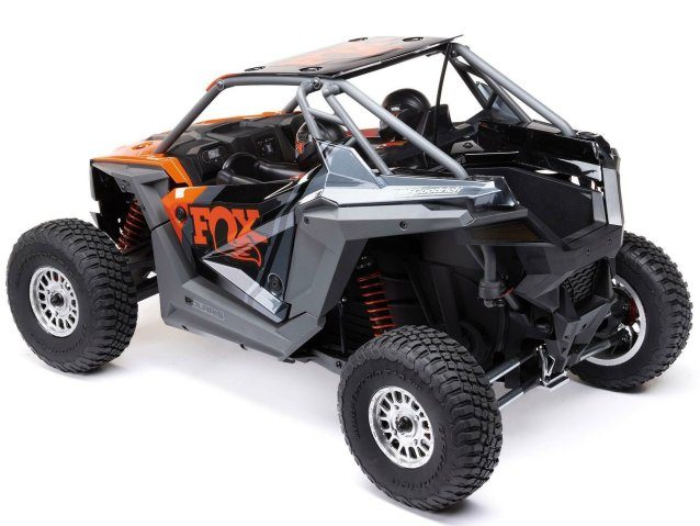 ORANGE AND BLACK 1/10 POLARIS RZR Rey 4WD Utility Terrain Vehicle RTR FOX - Cars - view 3