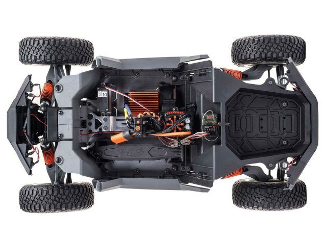 ORANGE AND BLACK 1/10 POLARIS RZR Rey 4WD Utility Terrain Vehicle RTR FOX - Cars - view 10