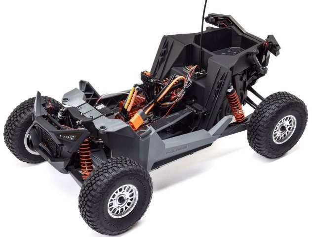 ORANGE AND BLACK 1/10 POLARIS RZR Rey 4WD Utility Terrain Vehicle RTR FOX - Cars - view 12