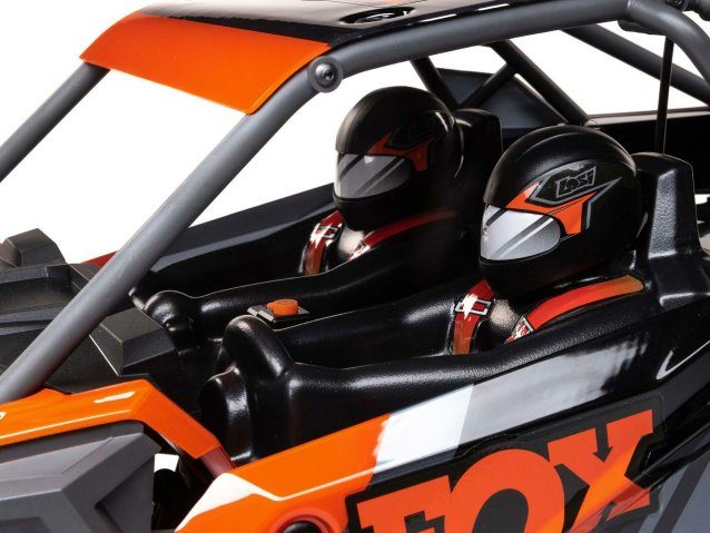 ORANGE AND BLACK 1/10 POLARIS RZR Rey 4WD Utility Terrain Vehicle RTR FOX - Cars - view 16