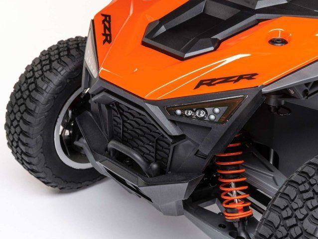 ORANGE AND BLACK 1/10 POLARIS RZR Rey 4WD Utility Terrain Vehicle RTR FOX - Cars - view 17