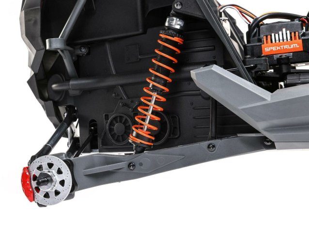 ORANGE AND BLACK 1/10 POLARIS RZR Rey 4WD Utility Terrain Vehicle RTR FOX - Cars - view 19