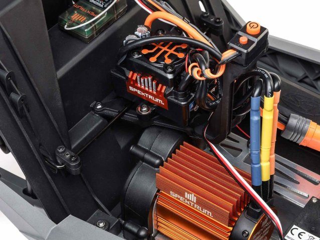 ORANGE AND BLACK 1/10 POLARIS RZR Rey 4WD Utility Terrain Vehicle RTR FOX - Cars - view 20