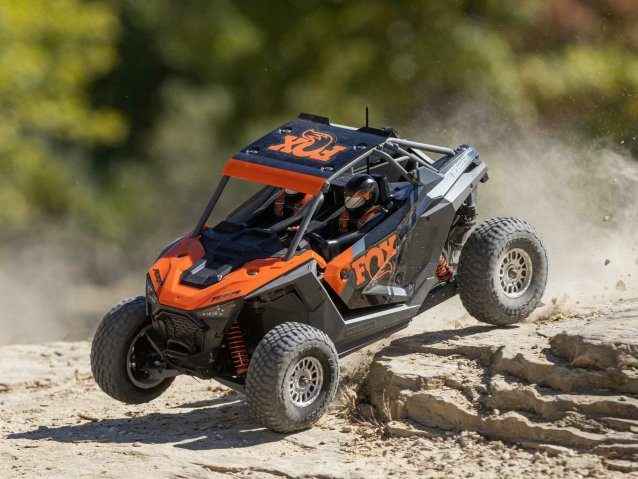 ORANGE AND BLACK 1/10 POLARIS RZR Rey 4WD Utility Terrain Vehicle RTR FOX - Cars - view 24