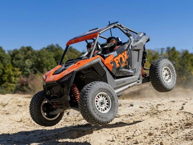 ORANGE AND BLACK 1/10 POLARIS RZR Rey 4WD Utility Terrain Vehicle RTR FOX - Cars - view 25