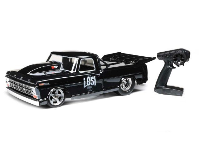 black 1/10 22S 2WD 68 F100 22S Drag Truck RTR Losi Garage - Cars - view 6