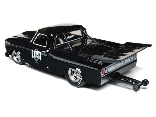 black 1/10 22S 2WD 68 F100 22S Drag Truck RTR Losi Garage - Cars - view 8