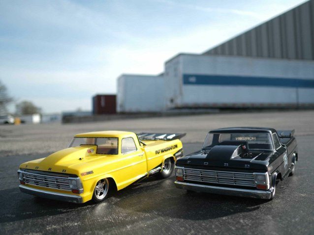 black 1/10 22S 2WD 68 F100 22S Drag Truck RTR Losi Garage - Cars - view 23