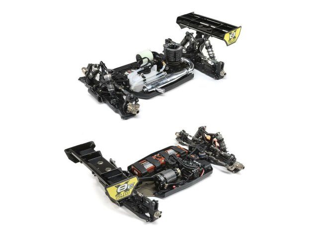 TLR 1/8 8IGHT-X/E 2.0 4WD Nitro/Electric Buggy Race Kit - Cars - view 12