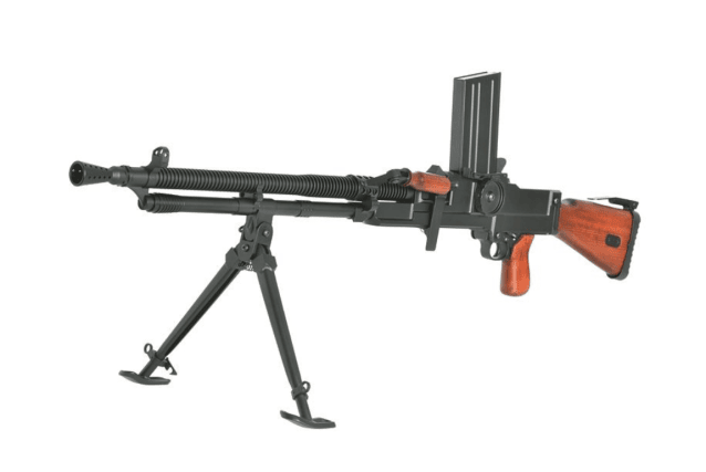 Snow Wolf ZB26 AEG Mongo Machine Support Rifle (Full Metal) - Airsoft Support Rifles - view 2
