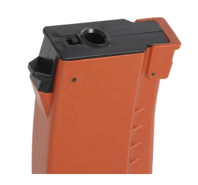 S&T AK74/AK105 Series Hi-Cap Magazine (460 Rounds - Orange - STMAG29HOR) - Airsoft AEG Magazines - view 3