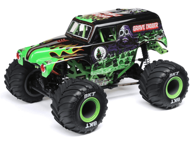 LOSI 1/18 Mini LMT 4WD Brushed Monster Truck RTR Grave Digger - Cars - view 13