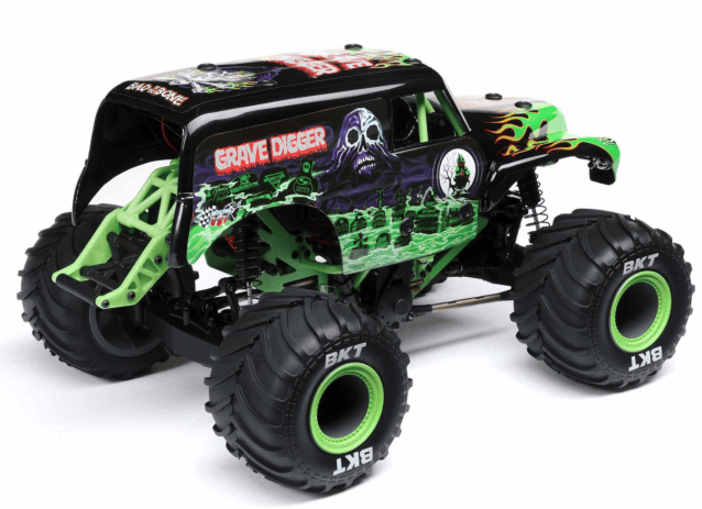 LOSI 1/18 Mini LMT 4WD Brushed Monster Truck RTR Grave Digger - Cars - view 3